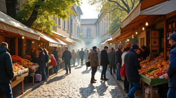 Le marché du samedi à Annecy : arriver tôt ou tard