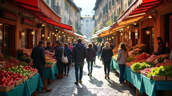 Le marché du samedi à Annecy : arriver tôt ou tard