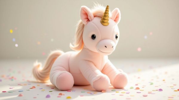 Offrez une peluche licorne rose personnalisée pour un cadeau unique